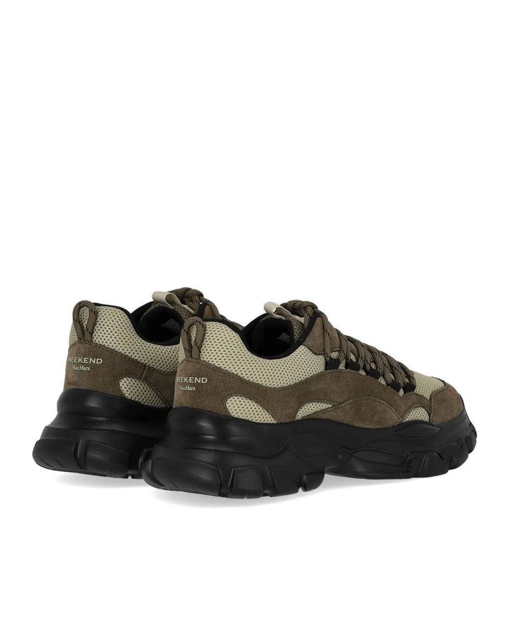 Weekend by Maxmara Brown Ancora Sneakers