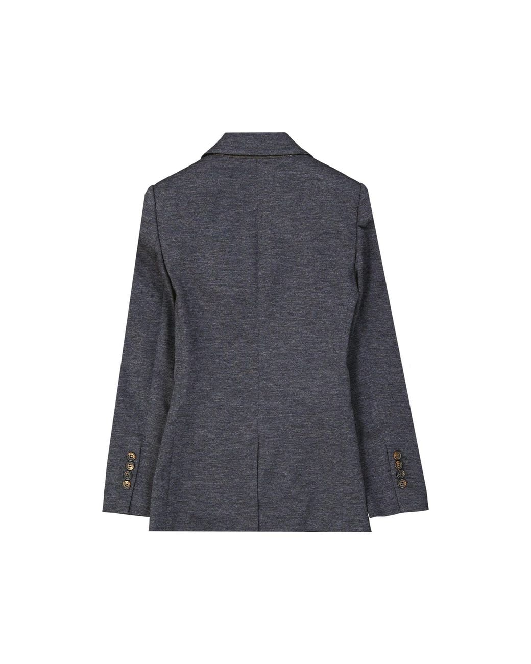Brunello Cucinelli Blue Wool Blazer