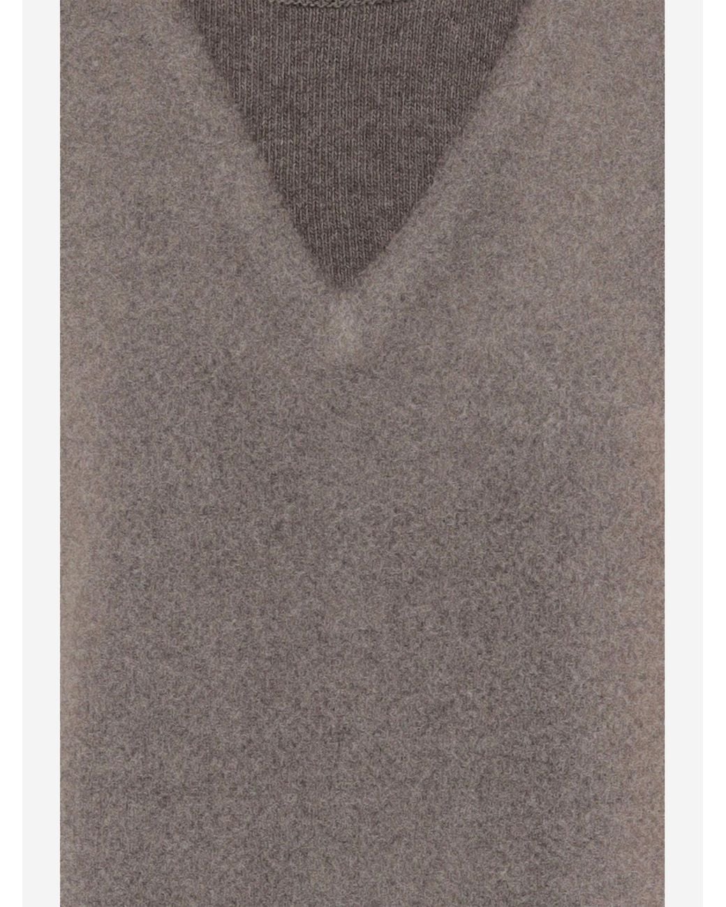Maison Margiela Gray Wool Vest