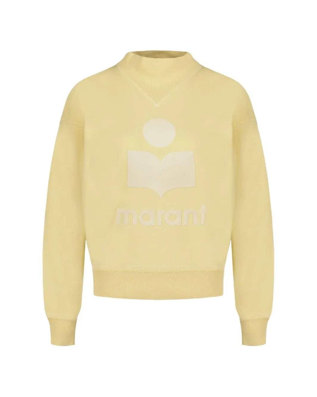 Isabel Marant Yellow Moby Logo Sweatshirt