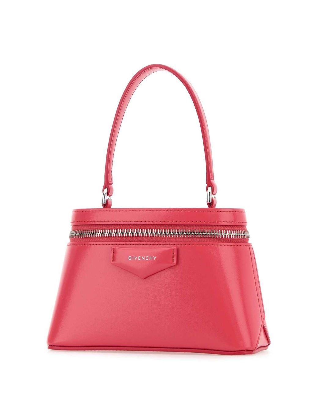 Givenchy Red Fuchsia Leather Antigona Handbag