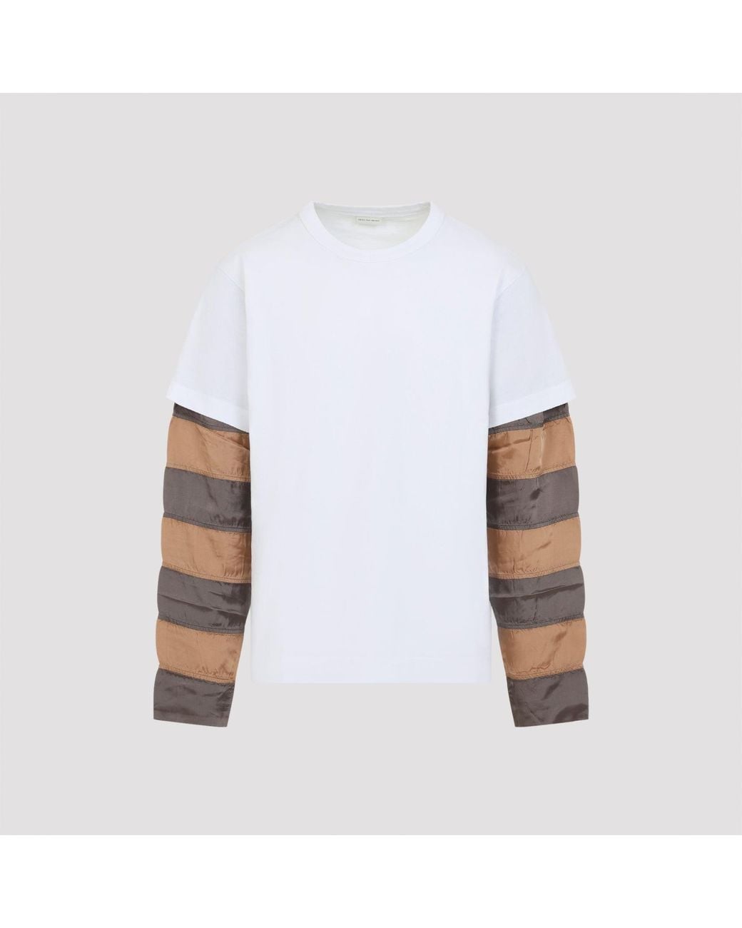 Dries Van Noten White Heedar Ls T-Shirt