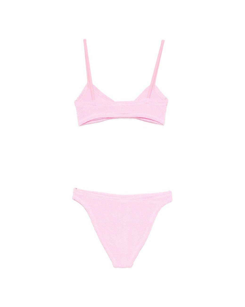 Hunza G Pink Alicia Bikini Set