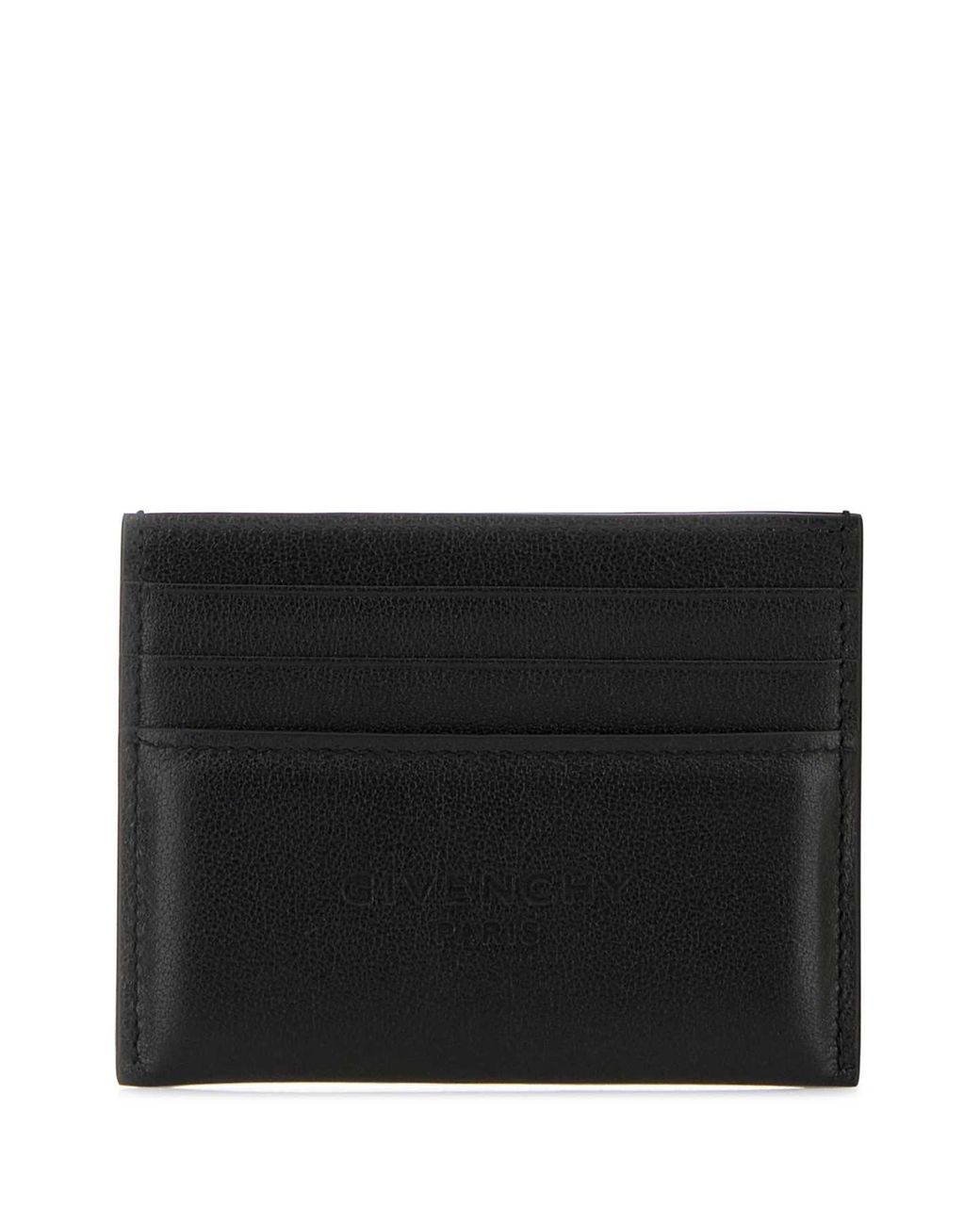 Givenchy Black Padded 2X3Cc Card Holder for men