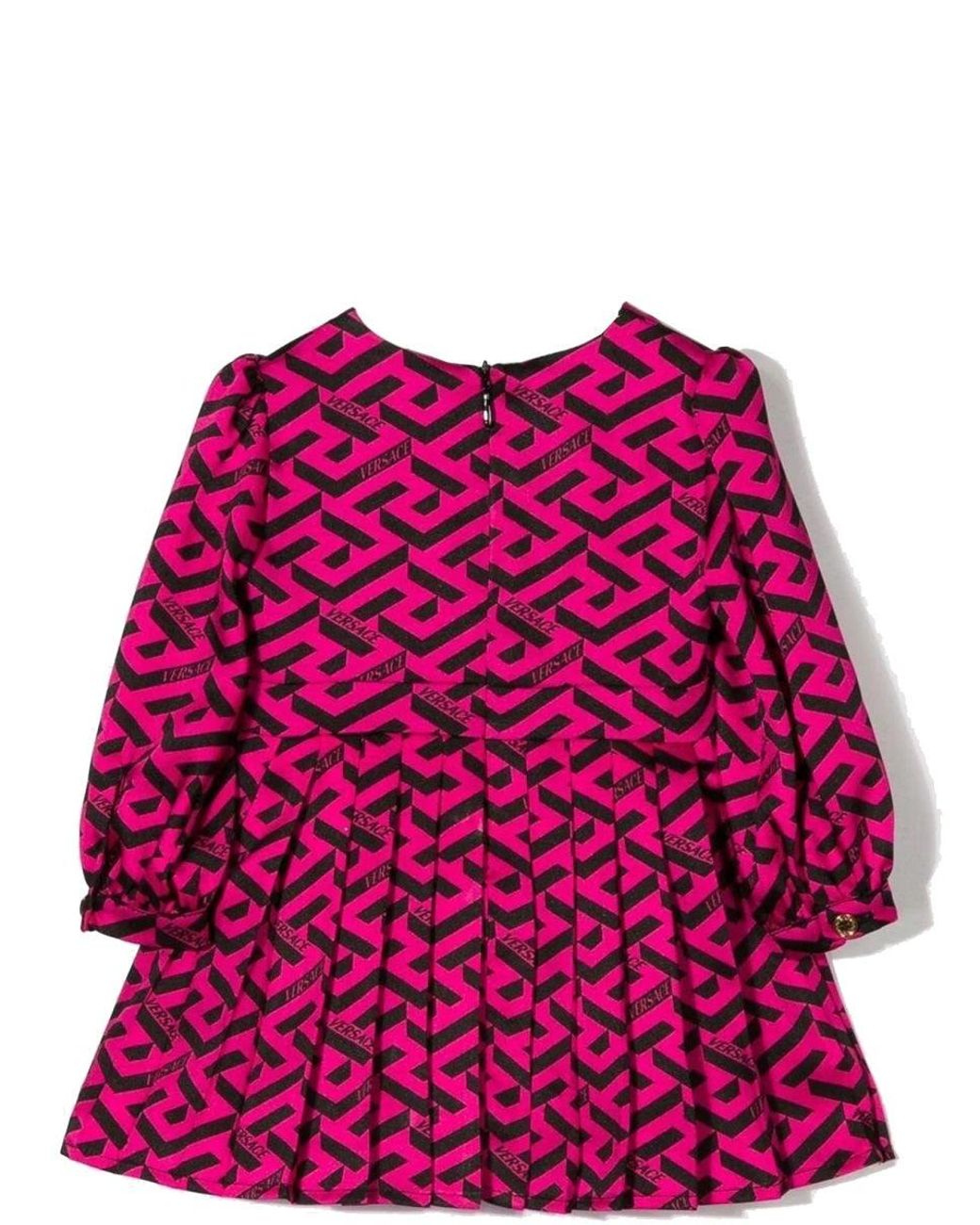 Versace Red "Greca Allover" Dress