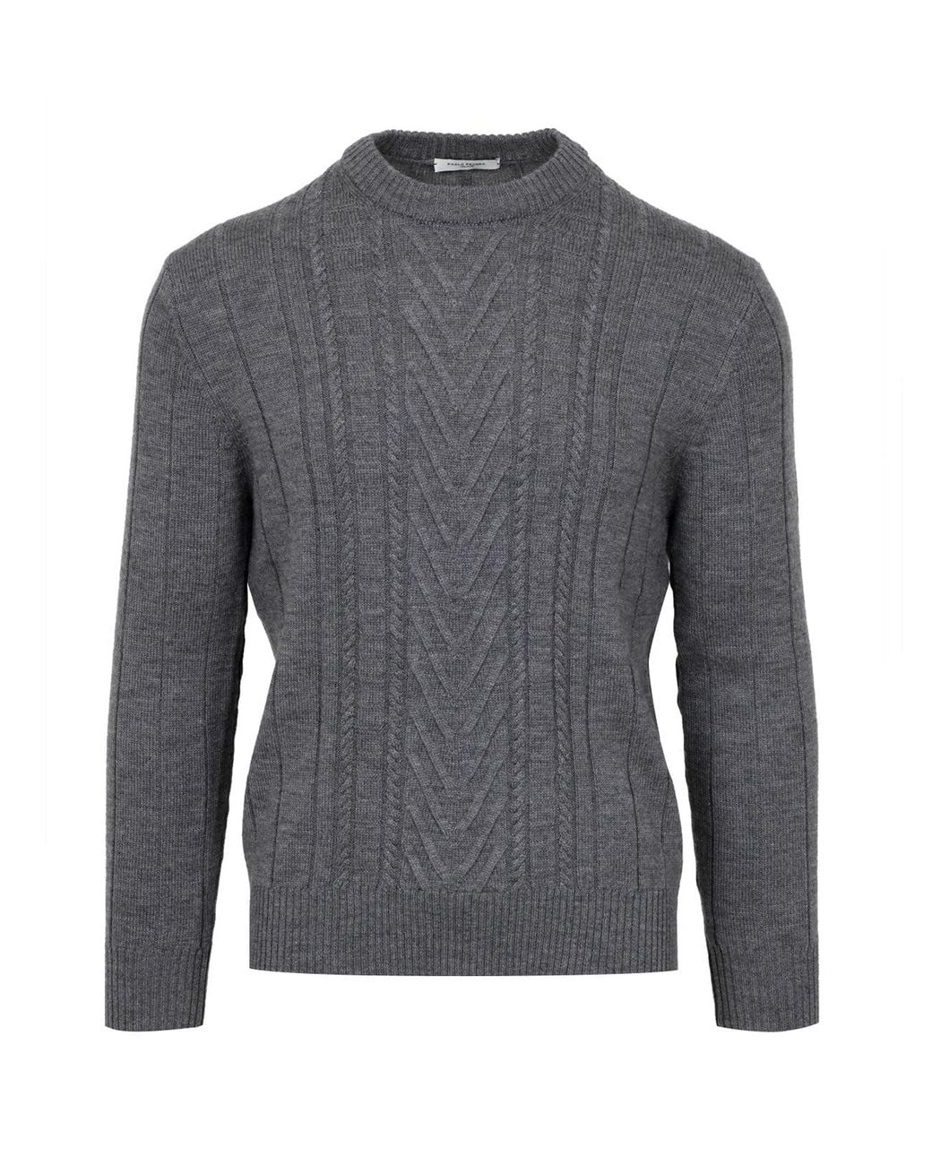 Paolo Pecora Gray Sweaters for men