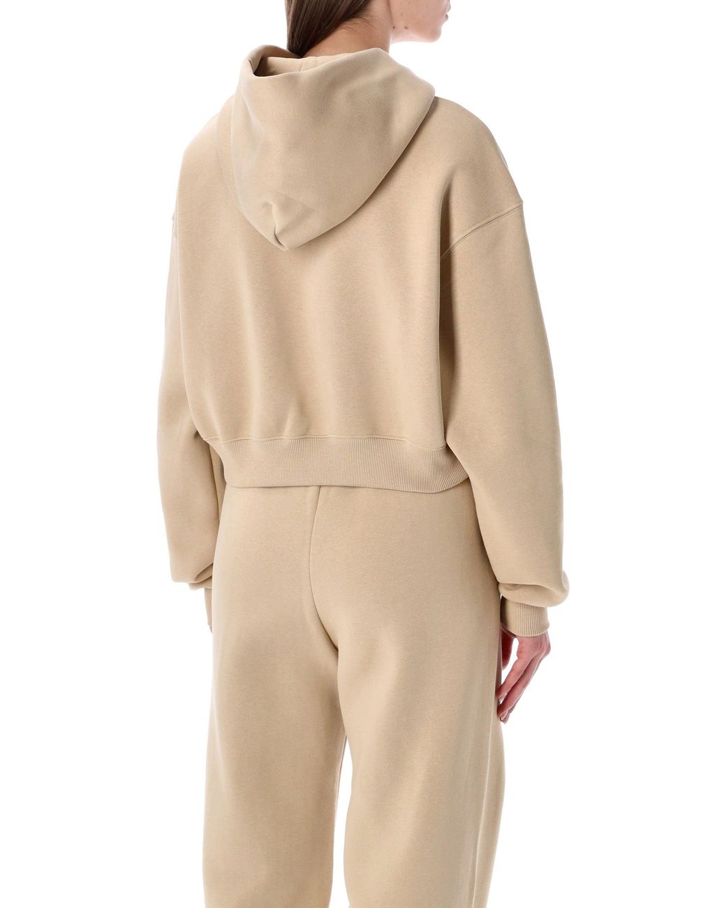 Nike Natural Oversized Cropped Hoodie