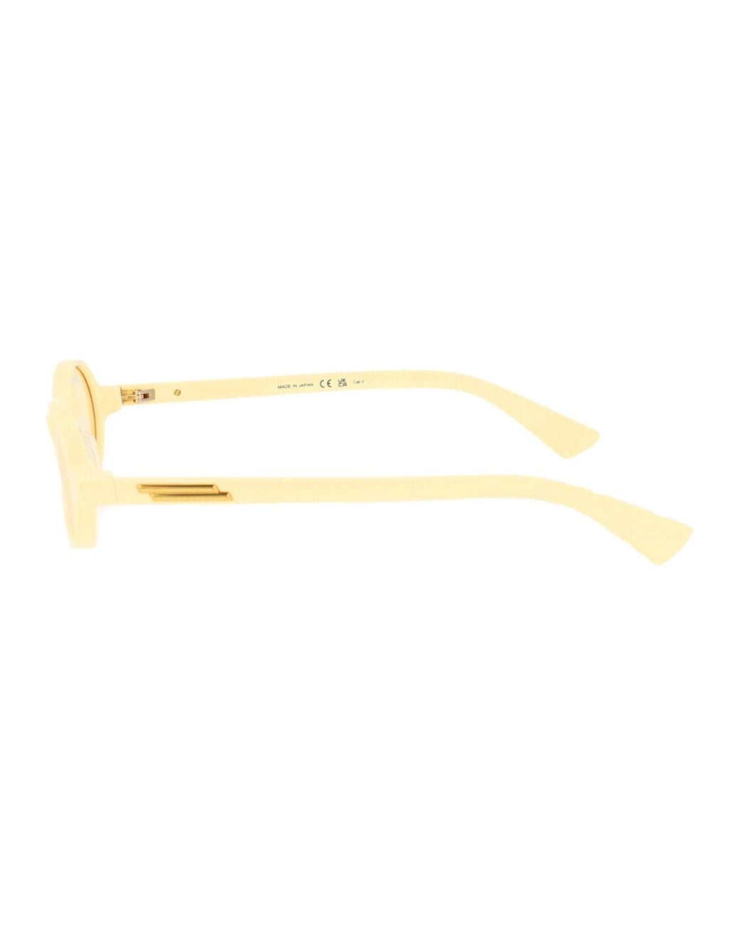 Bottega Veneta Natural Oval Sunglasses Bv1388 S 008