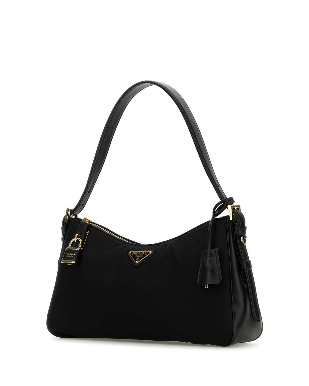 Prada Black Nylon Large Aimãe Shoulder Bag for men