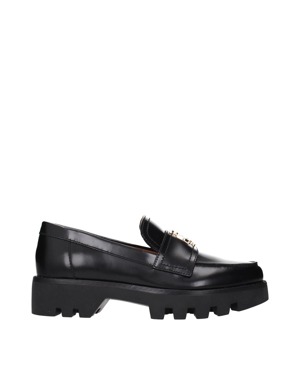 Tory Burch Black Moccasins Skinned