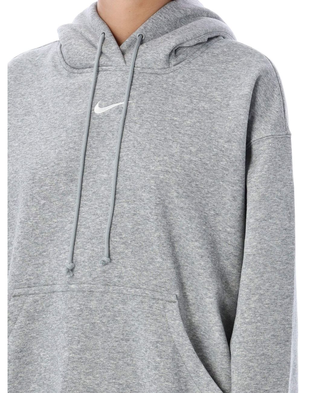 Nike Gray Sportswear Damen Kapuzenpullover