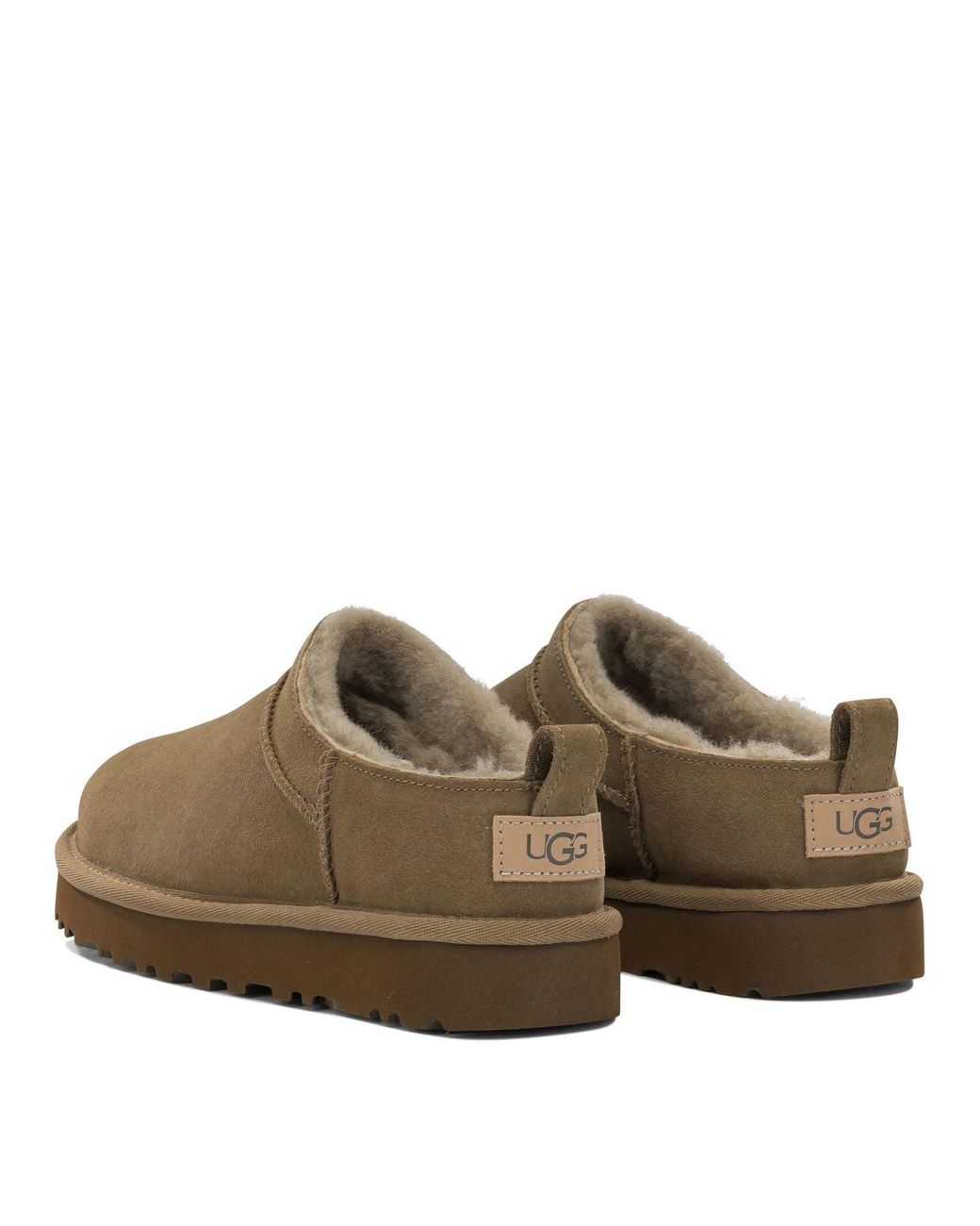 Ugg Brown "Classic Micro" Pull-On Ankle Boots