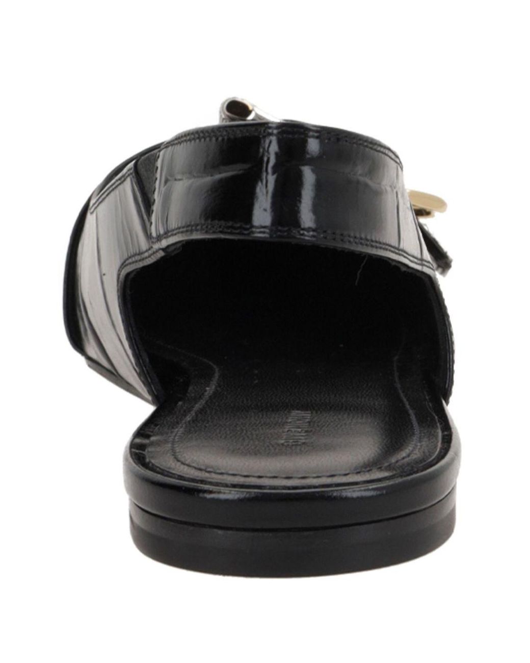 Givenchy Black Voyou Leather Slingback Ballets for men