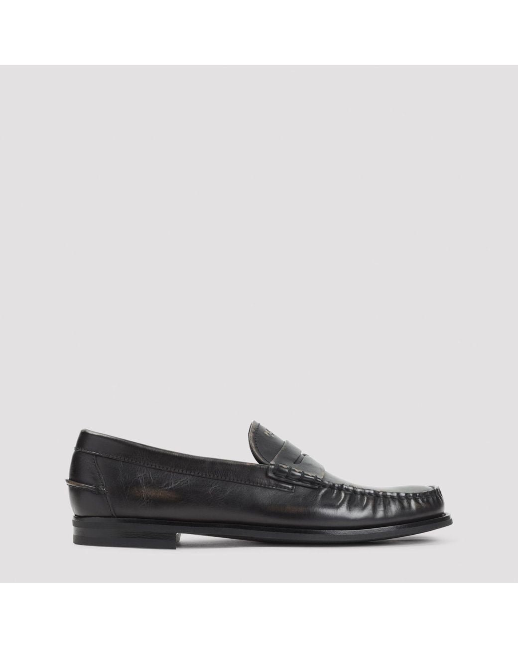 Mocassin Prada en coloris Black