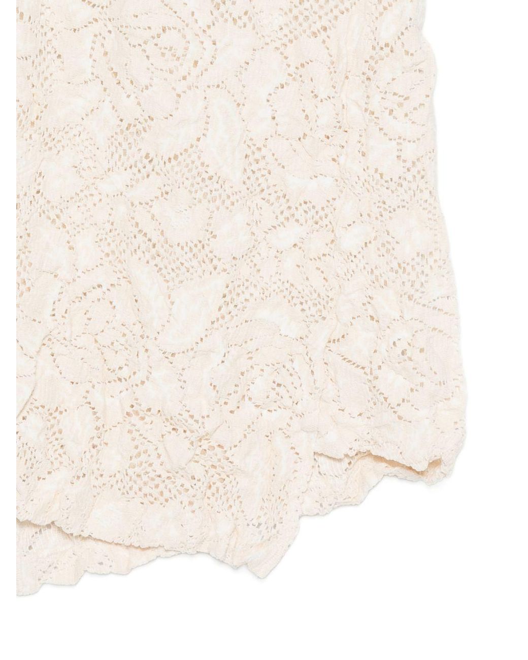 Comme des Garçons White Cotton Blend Tank Top