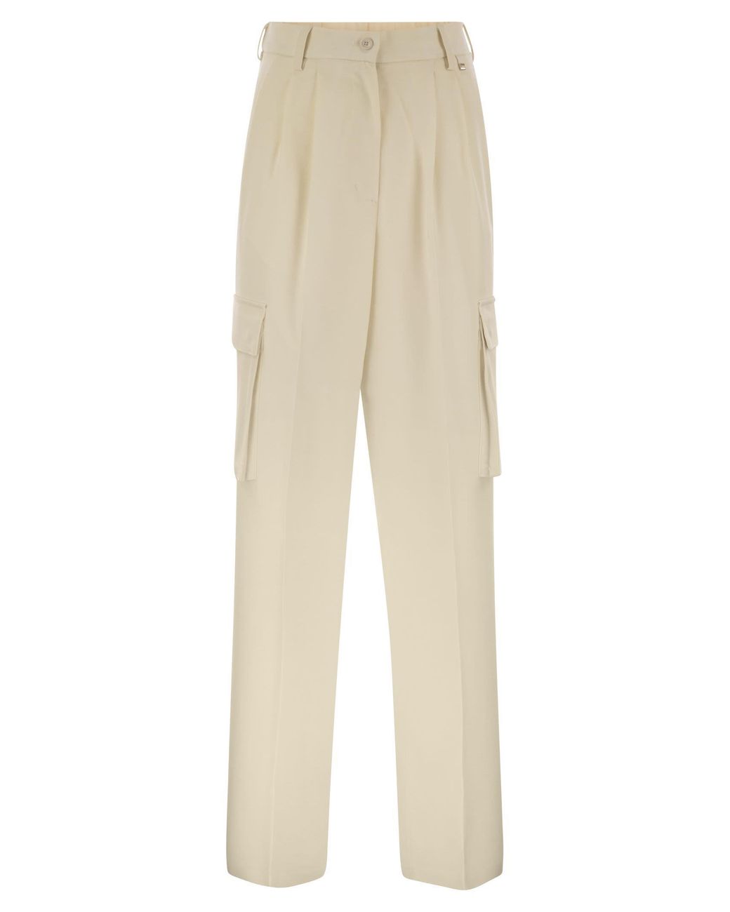 Herno Natural Cargo Trousers