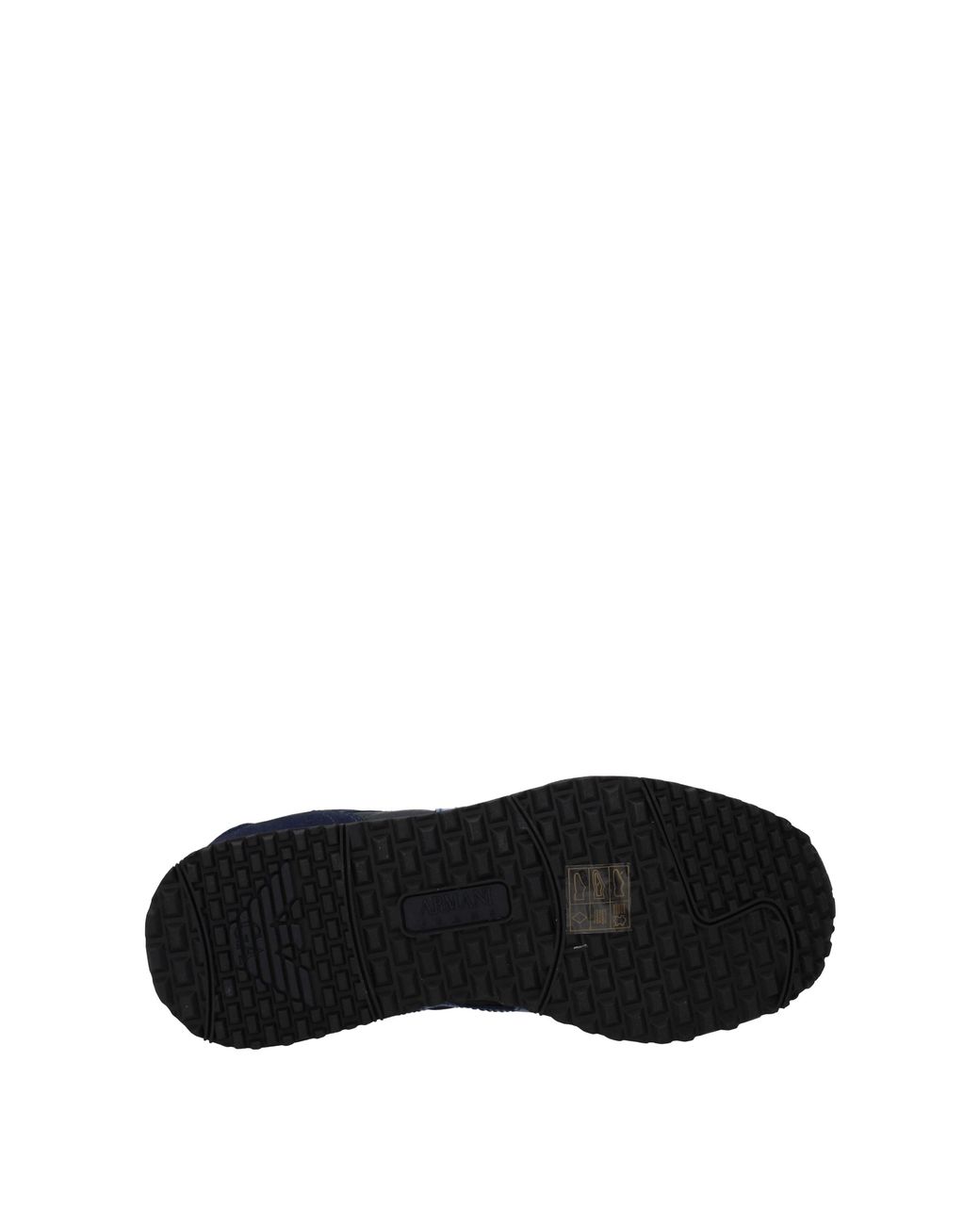 Armani Jeans Blue Sneakers Uomo Tessuto Blu for men