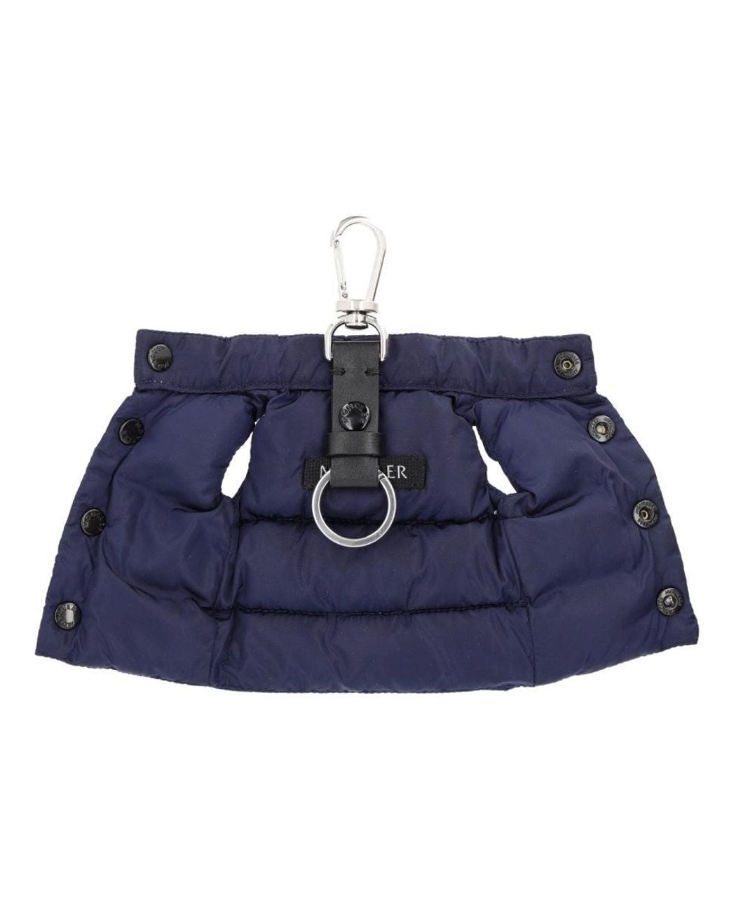 Moncler Blue Mini Vest Keychain for men