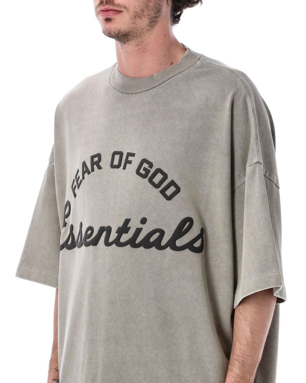 Essentials x Fear Of God T Shirts And Polos in Grey | Lyst UK