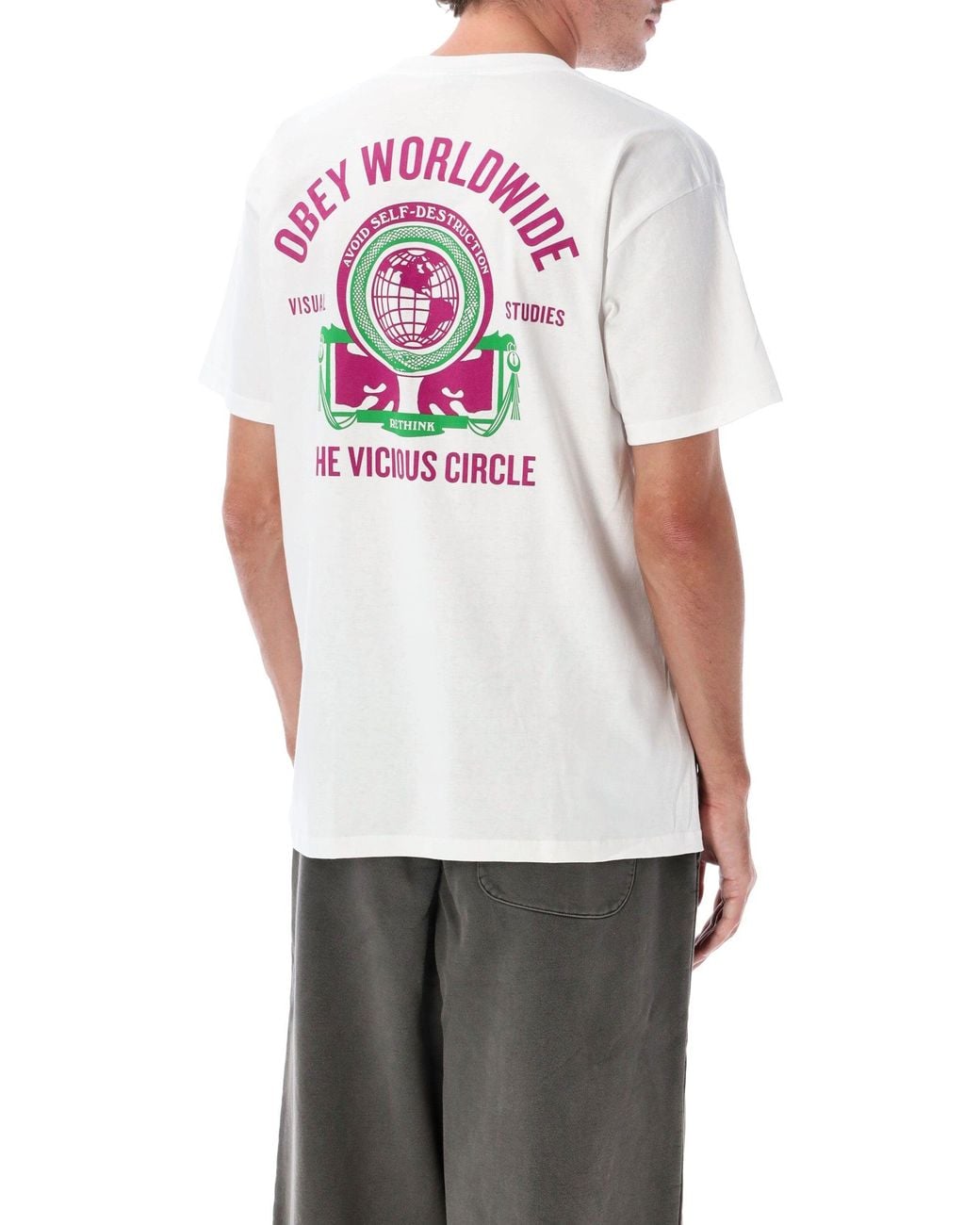 Obey White T Shirts And Polos