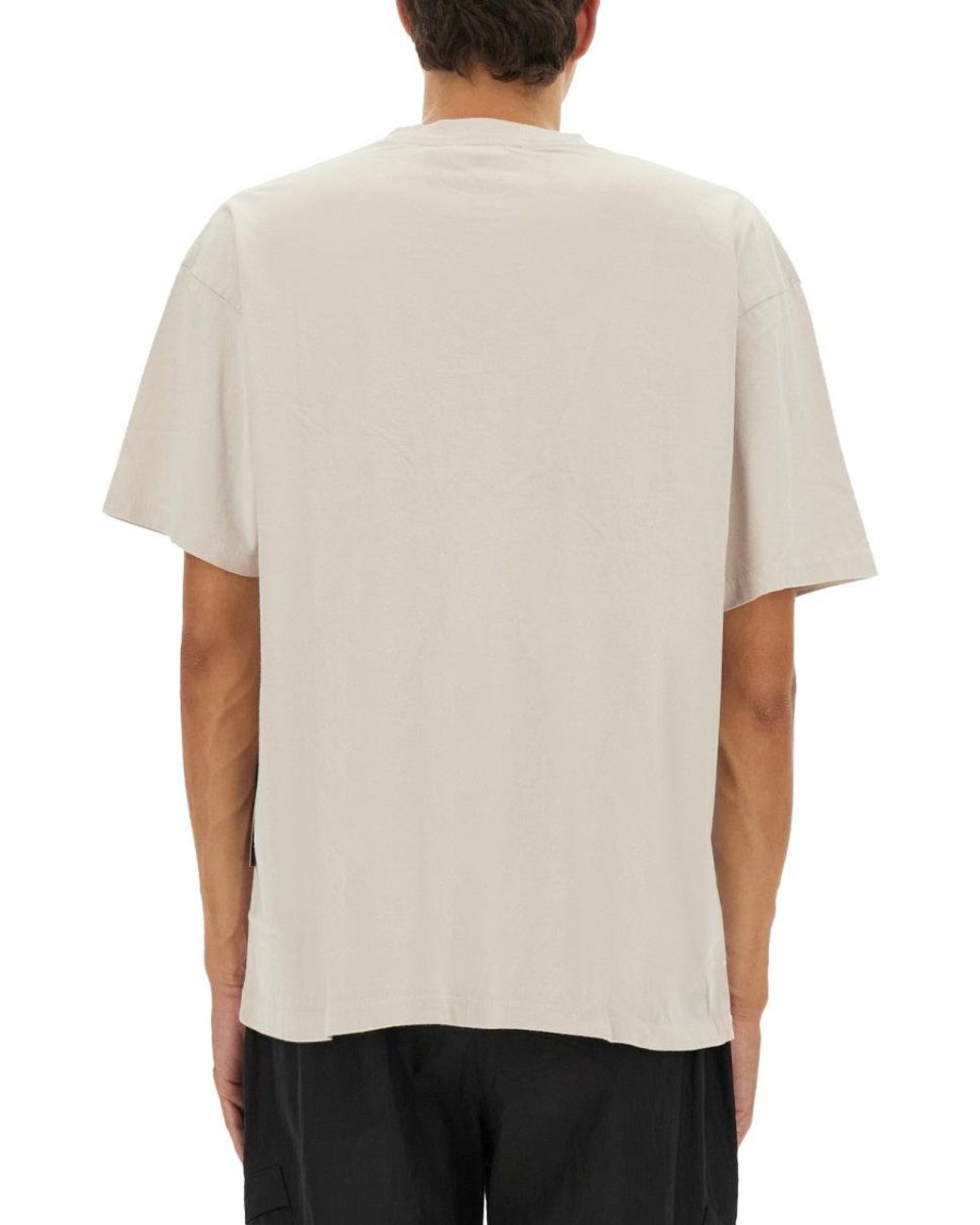 Represent White Script Logo T Shirt