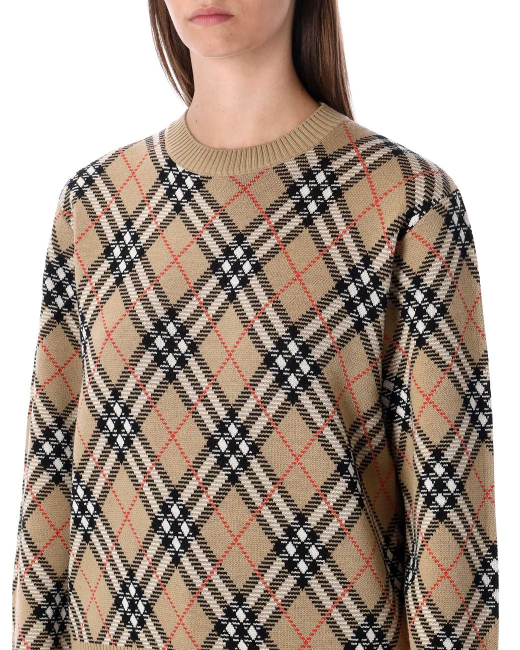 Pulls Burberry en coloris Natural