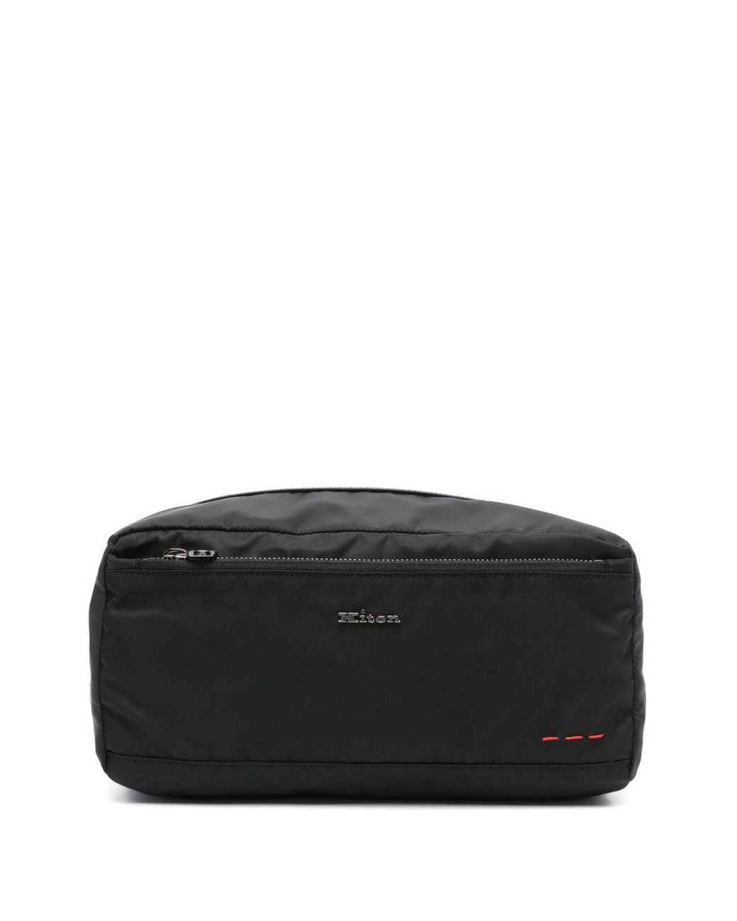 Bolsa de baño Kiton de hombre de color Black