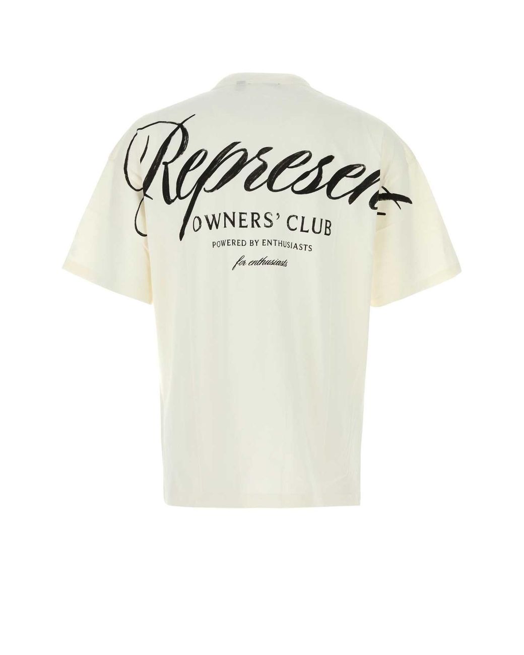 Represent White Owners Club Script T-Shirt for men