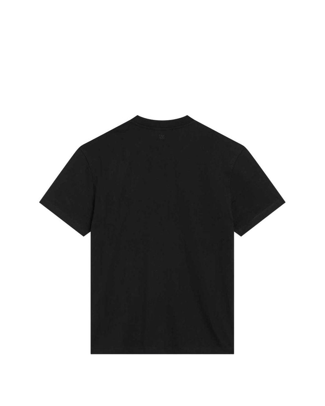 AMI Black Ami De Coeur Cotton T Shirt