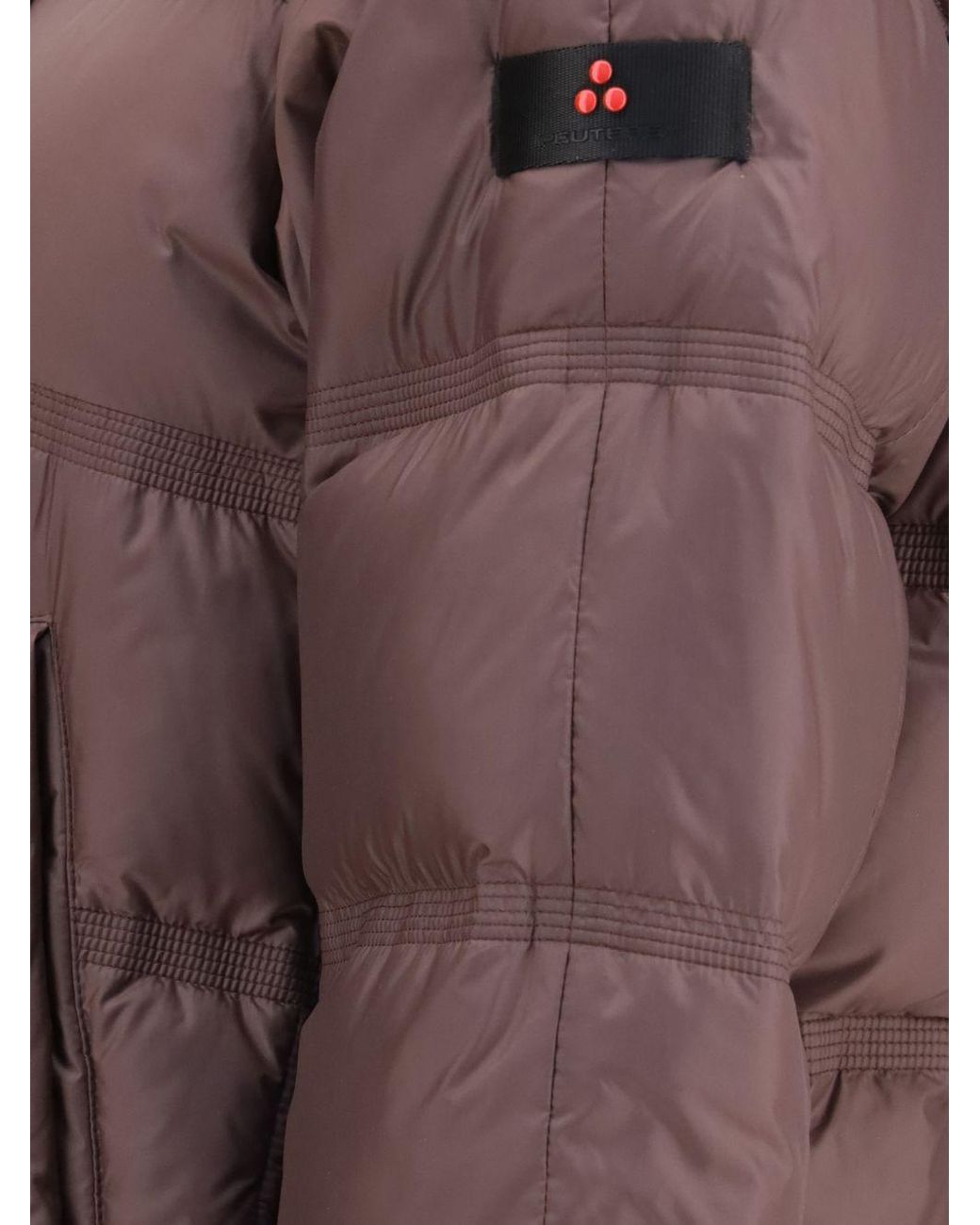 Peuterey Brown Nylon Down Jacket