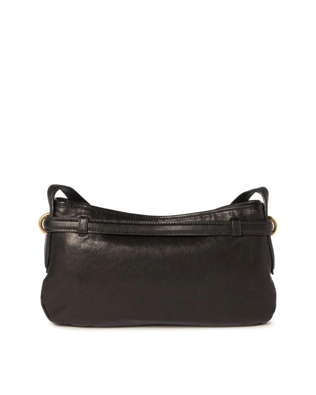 Miu Miu Black Nappa Leather Aventure Shoulder Bag