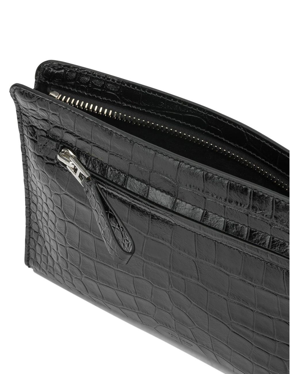 Tom Ford Black Leather Document Holder