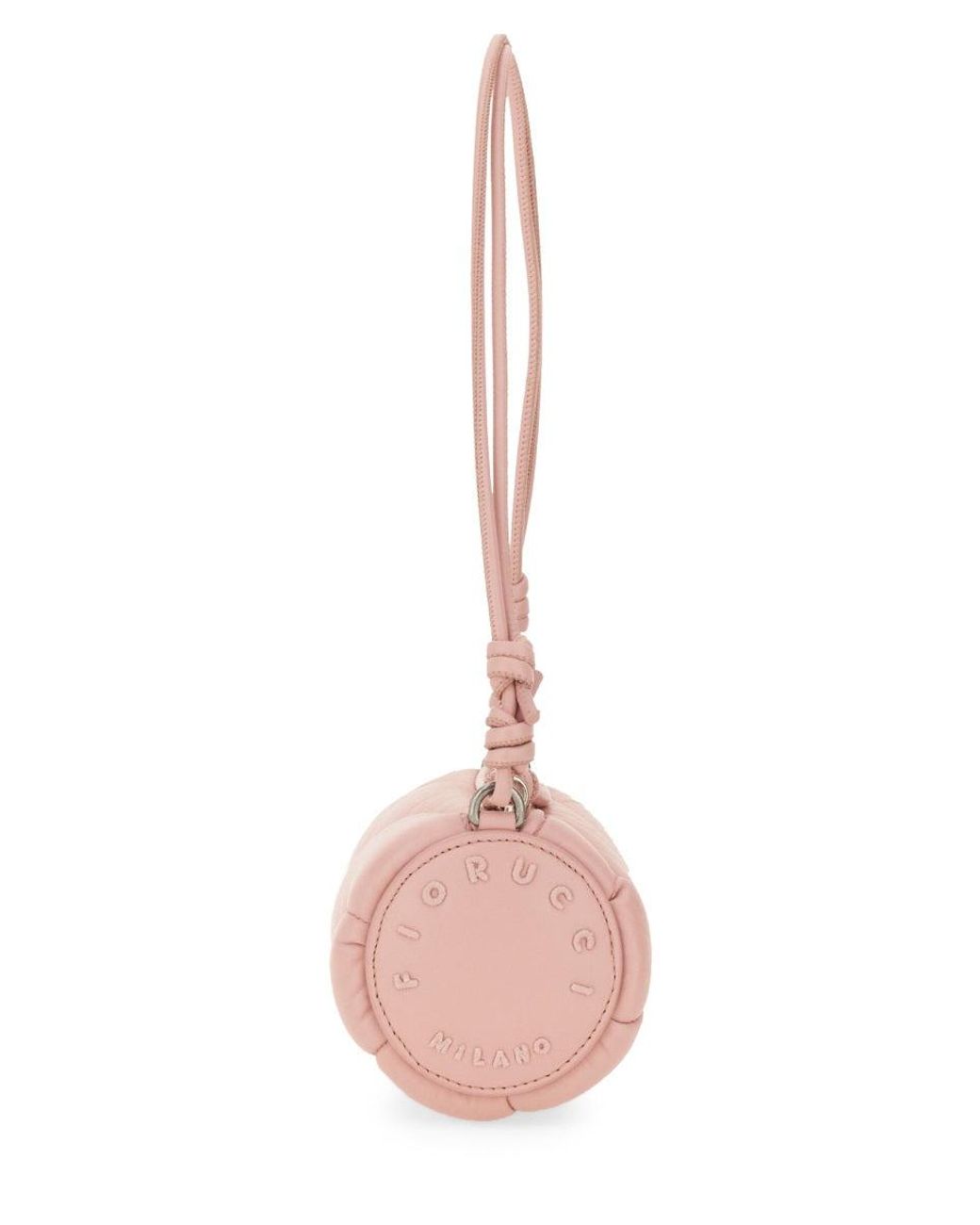Fiorucci Pink Logo Embroidered Zip-Up Padded Crossbody Bag