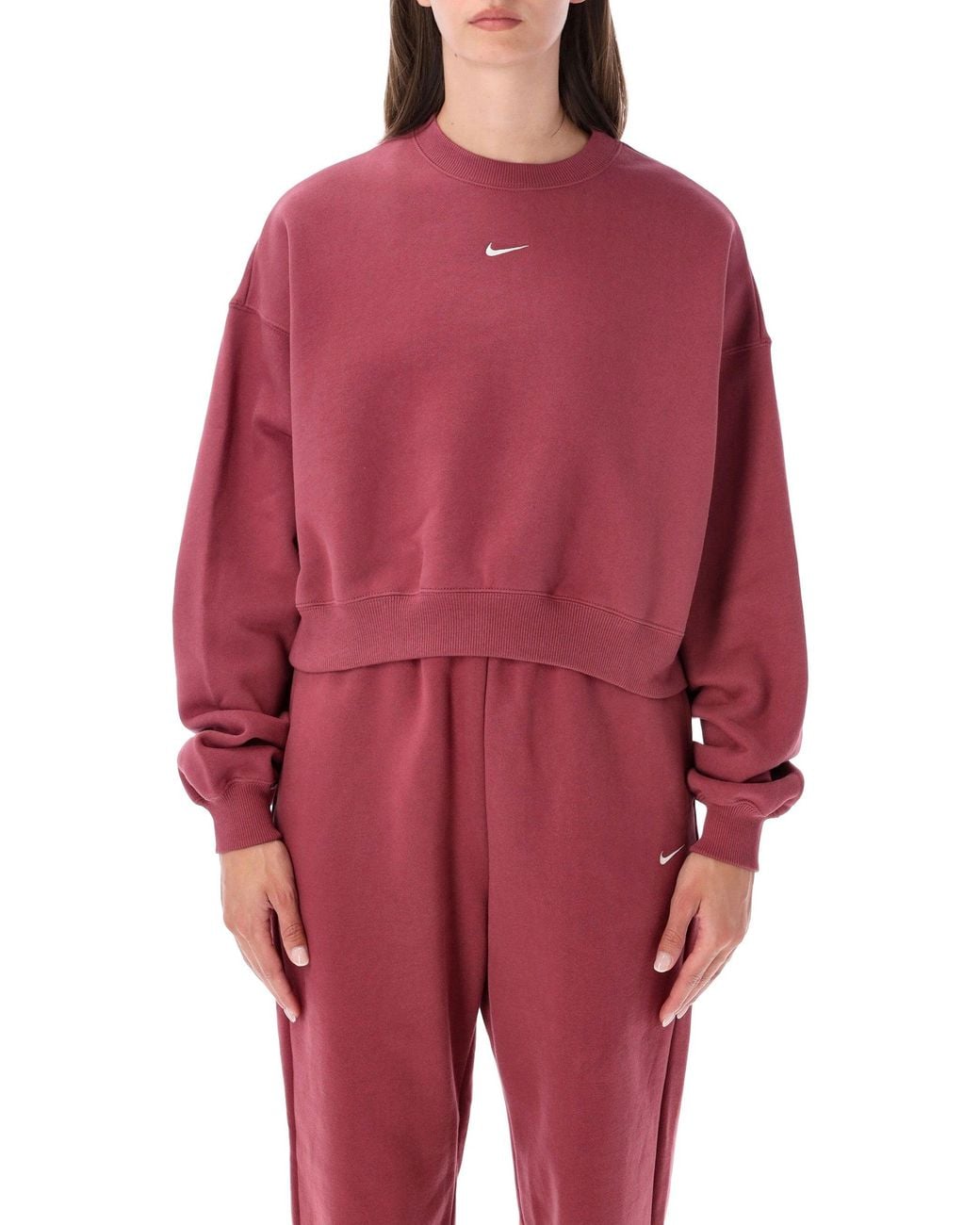 Nike Red Studio Fleece Sweatshirt