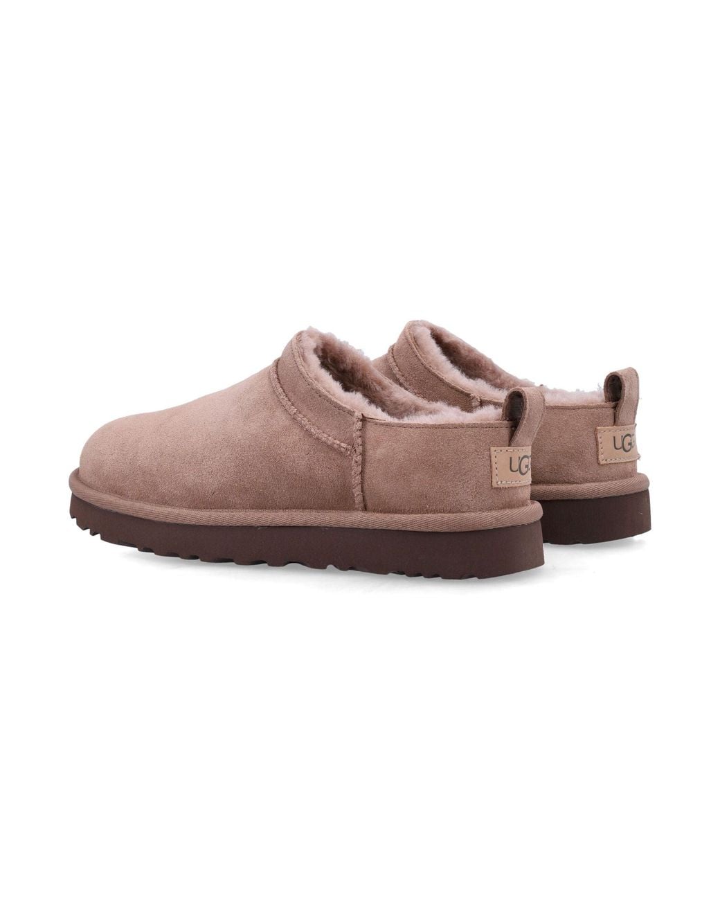 Ugg Pink Classic Micro Suede Sheepskin Boots