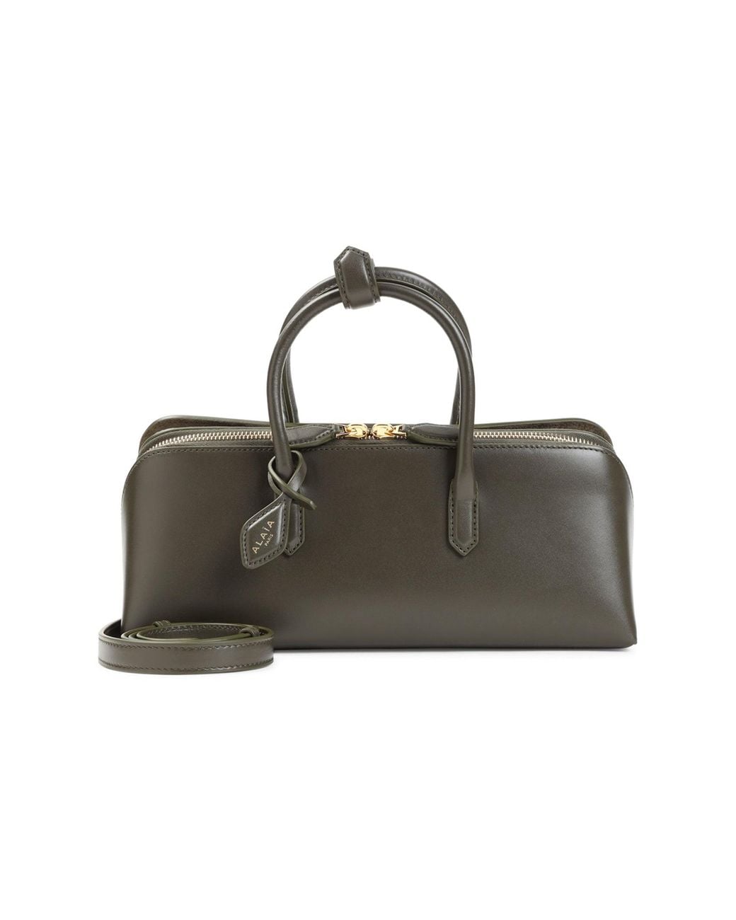 Alaïa Black Small Leather Top-Handle Bag