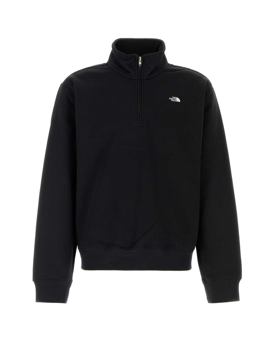 The North Face Black Mock Collar Sweatshirt for men