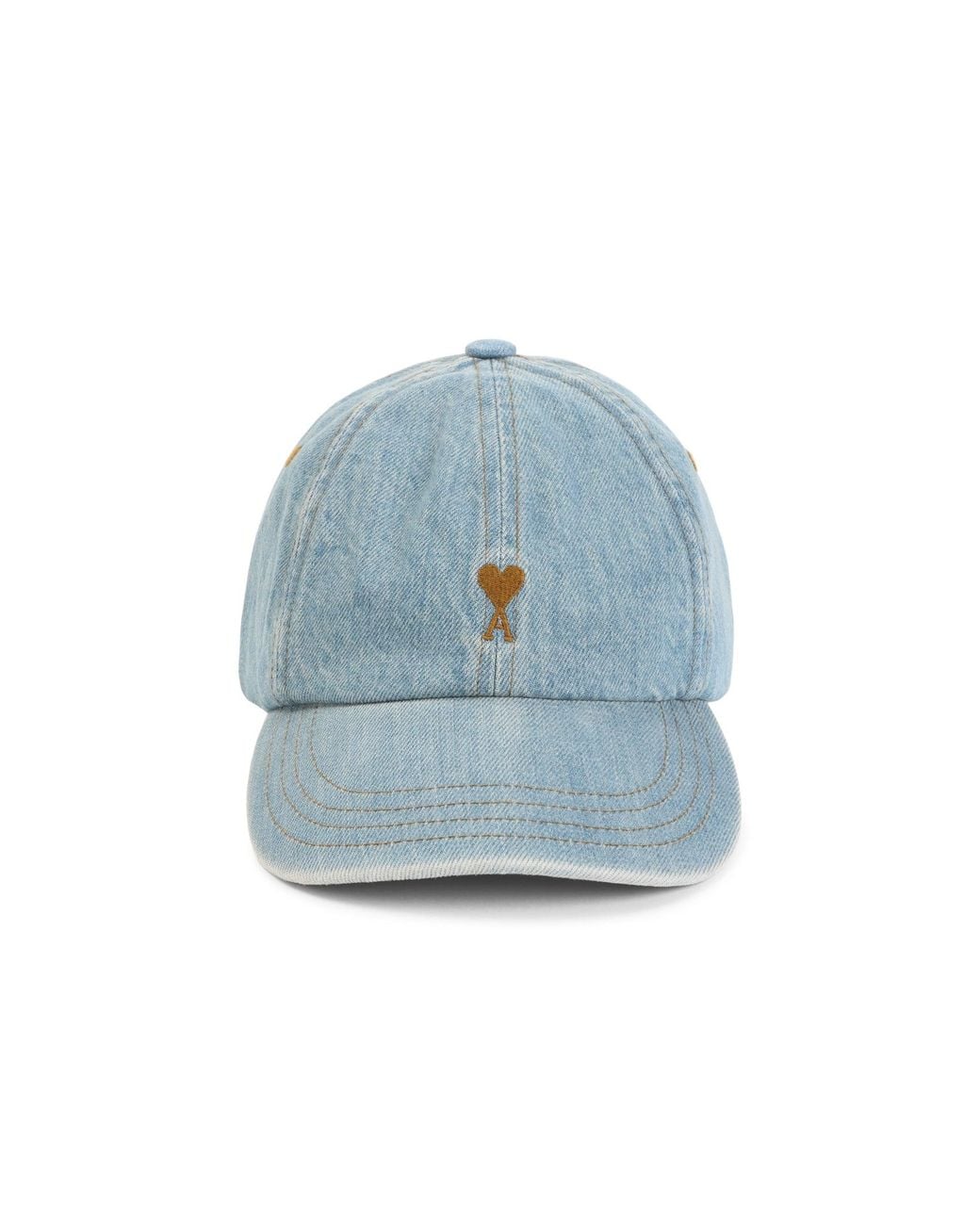 AMI Blue Adc Denim Cap