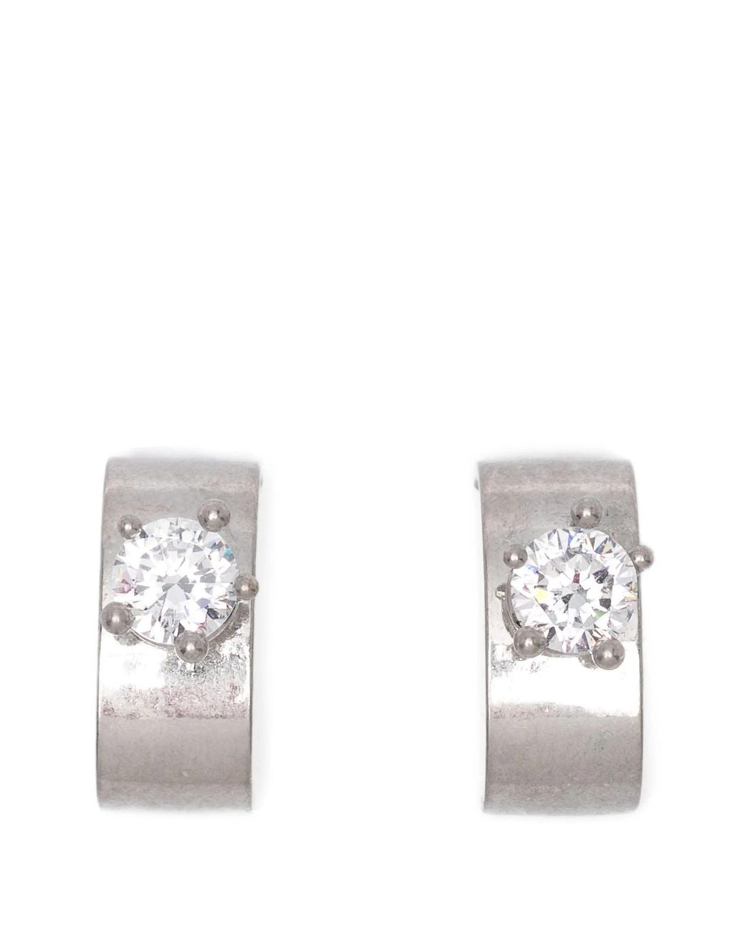 Panconesi White Diamanti Armour Earrings