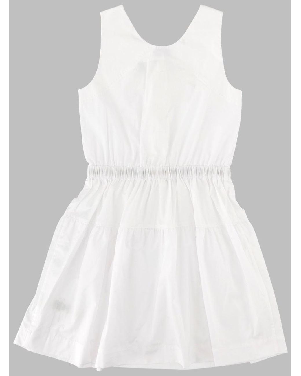 Burberry White Girls' Mini Raven Check Dress