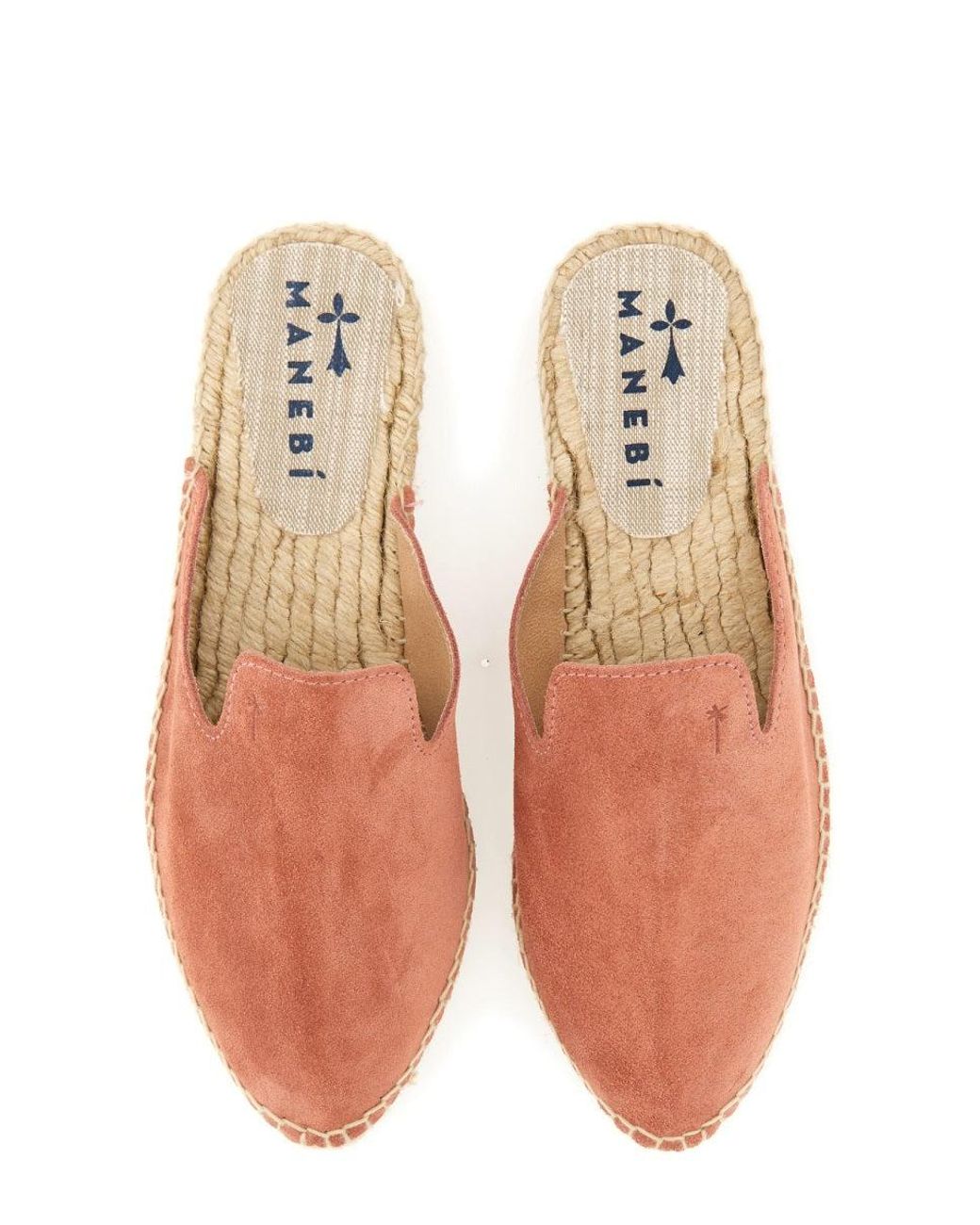 Manebí Pink Mules "hamptons"