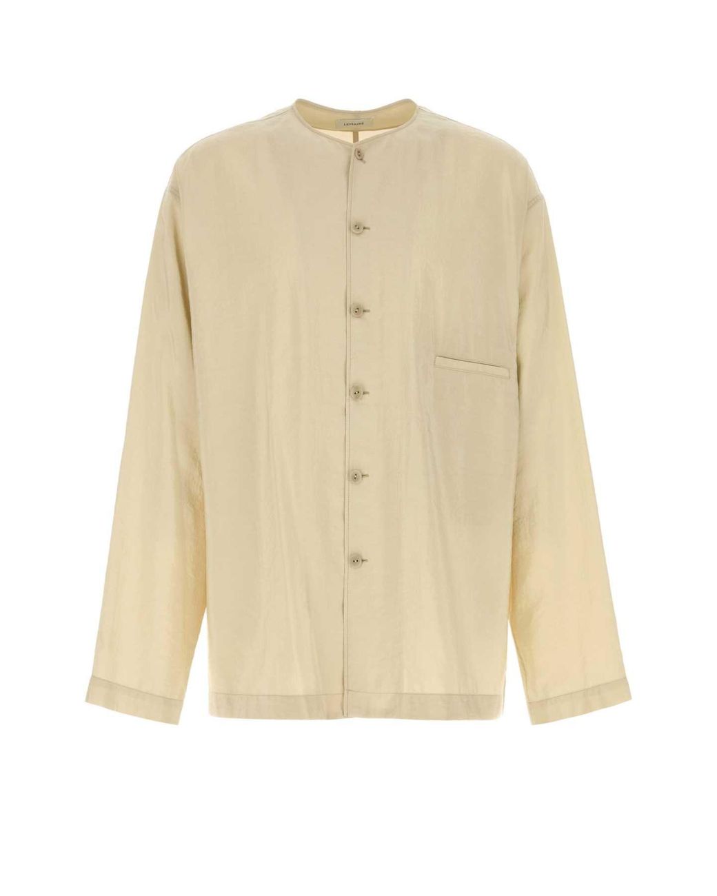 Lemaire Natural Sand Jersey Shirt