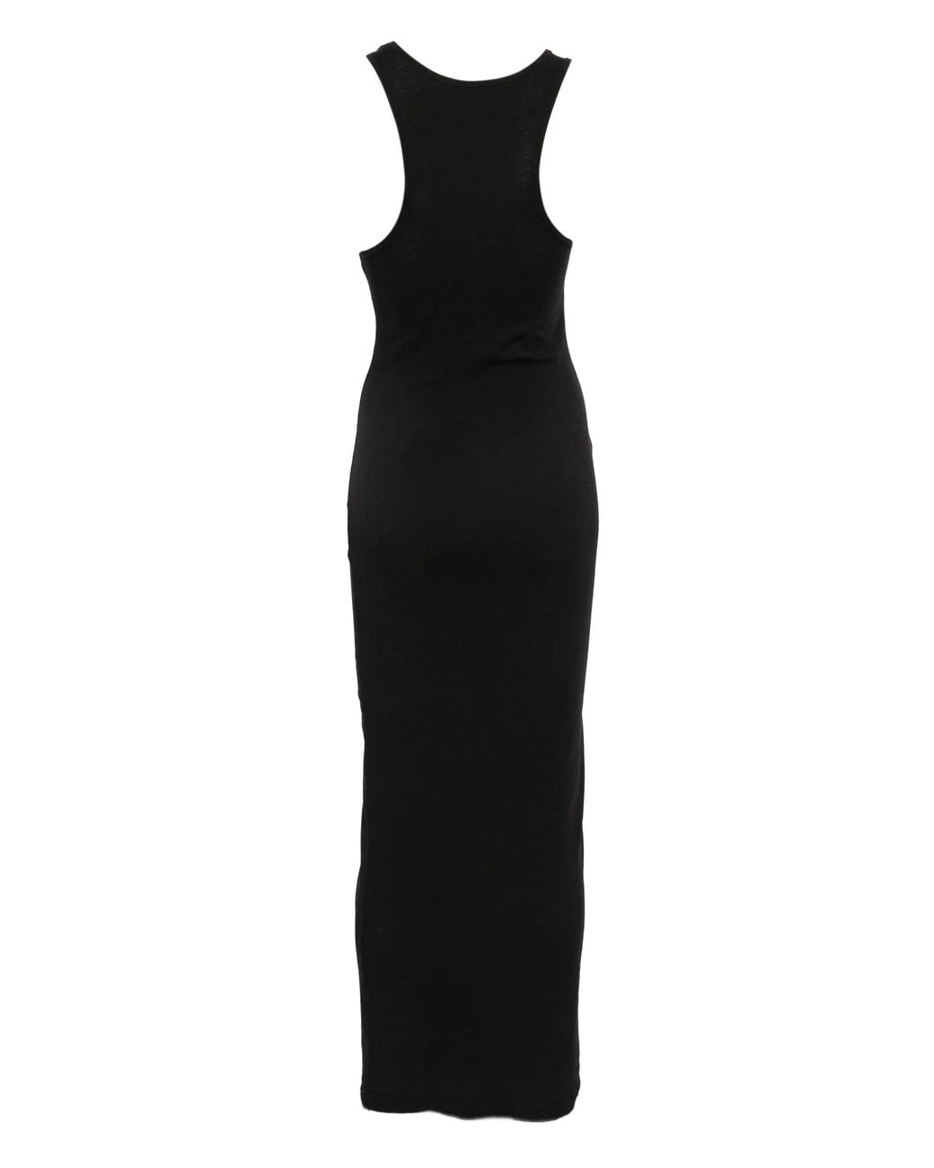 Entire studios Black Midi Muscle Tank Dress