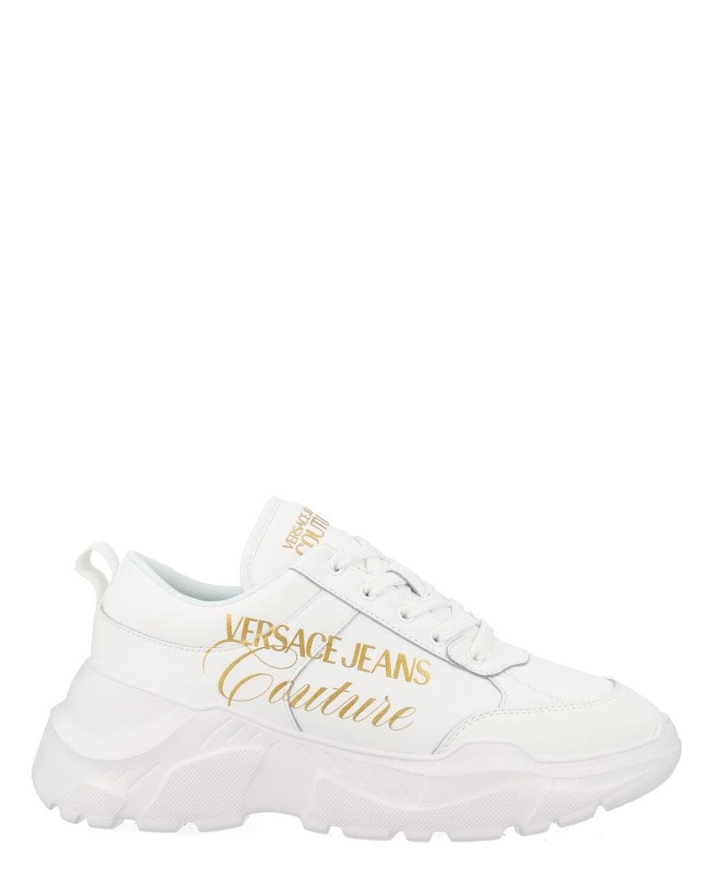 Versace Jeans Couture White Sneaker Con Logo