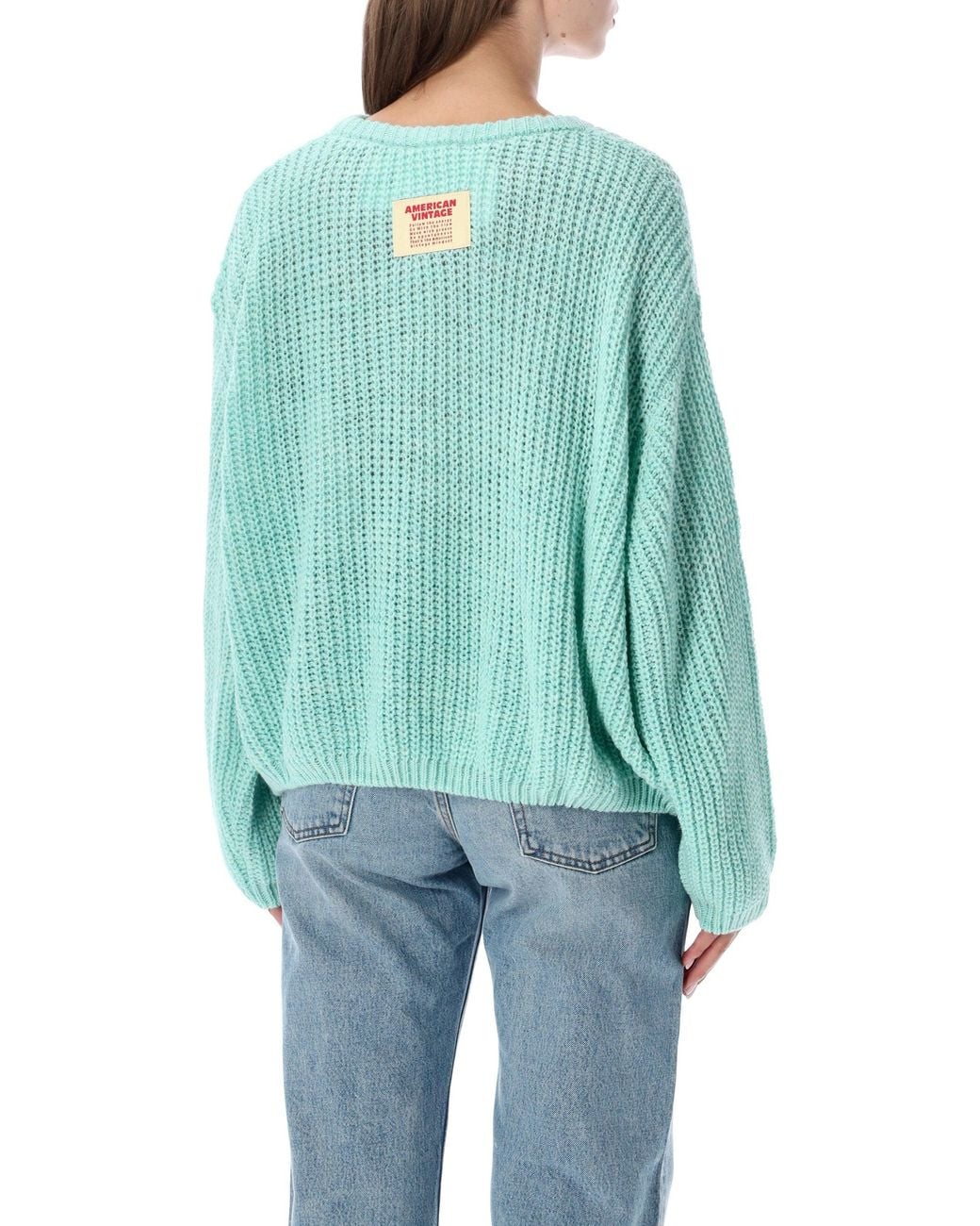 American Vintage Blue Cyrow Sweater