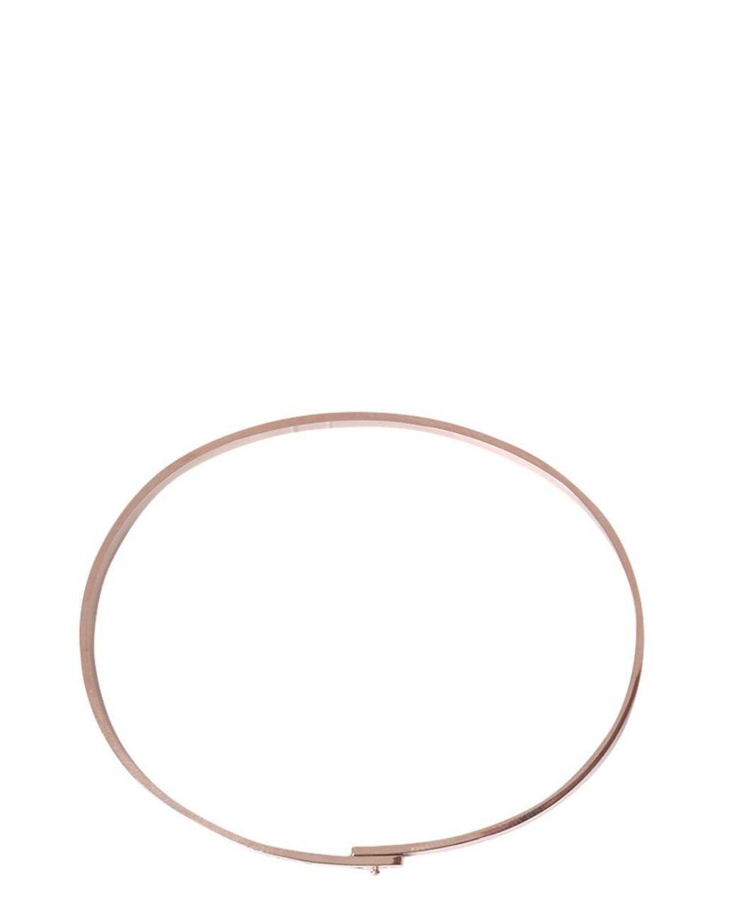 LABEL K White Rigid Bracelet