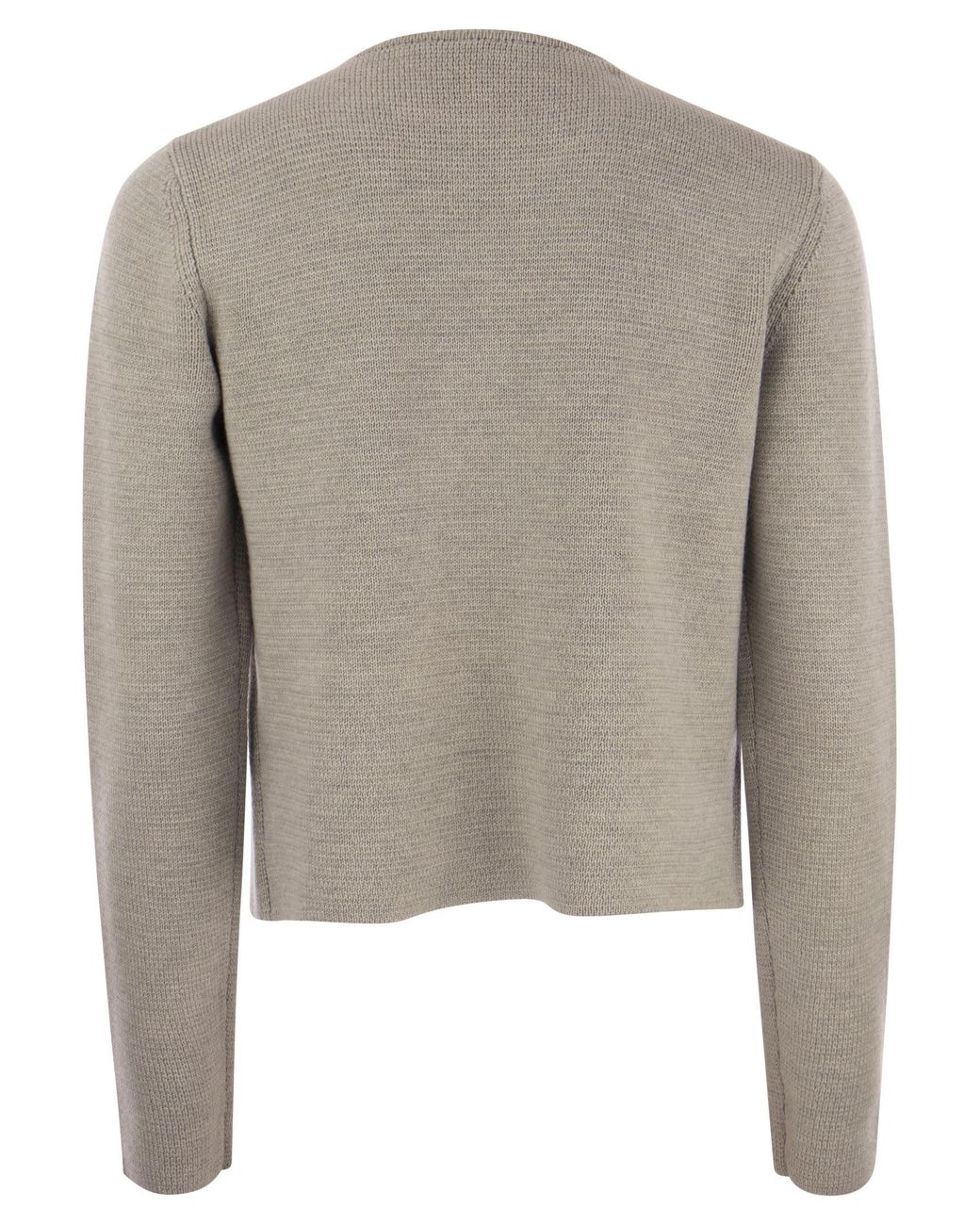 Fabiana Filippi Gray Merino Wool Jacket