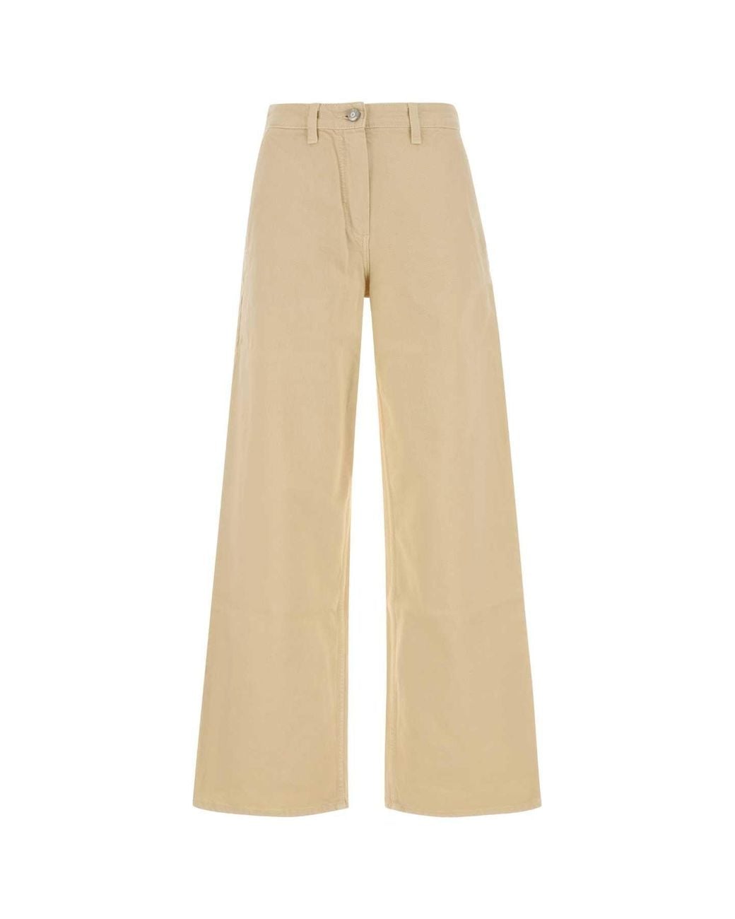 Magda Butrym Natural Sand Denim Jeans