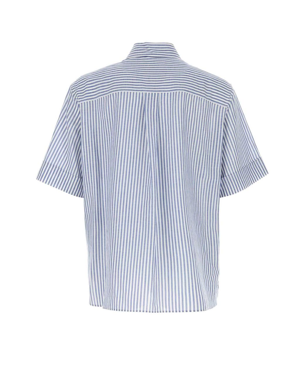 Valentino Garavani Blue Camicia Maniche Corte for men