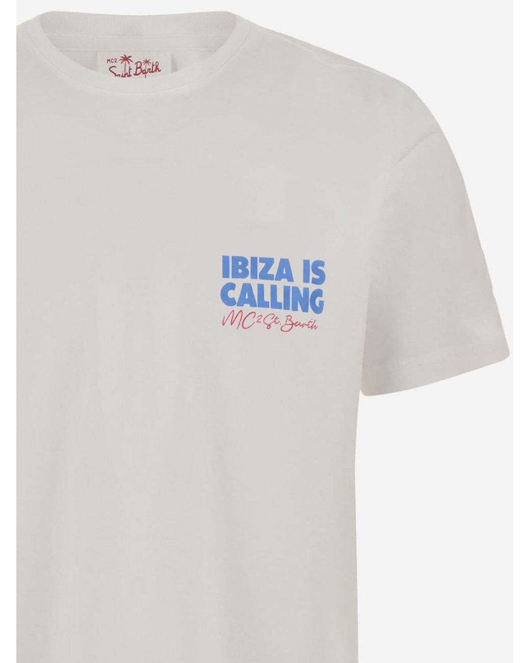 Mc2 Saint Barth White T-Shirt Cotton for men